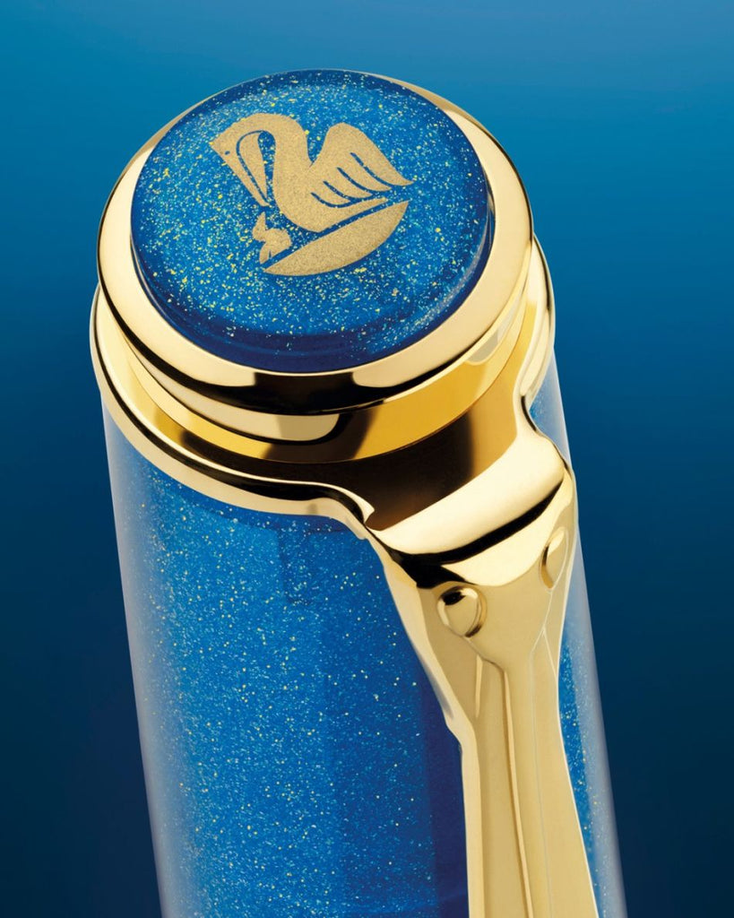 Pelikan Classic M200 Fountain Pen - Golden Lapis - Pelikan Pens Online Shop