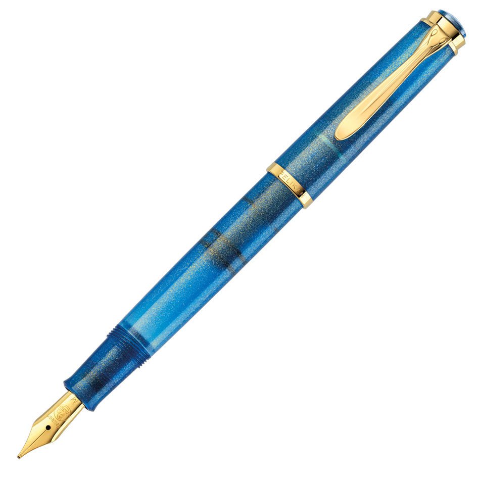 Pelikan Classic M200 Fountain Pen - Golden Lapis - Pelikan Pens Online Shop