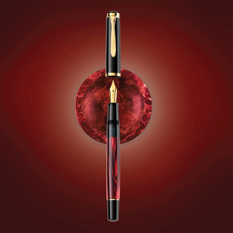 Pelikan Classic M200 Fountain Pen Special Edition - Red Marbled - Pelikan Pens Online Shop