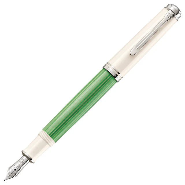 Pelikan Souveran M605 Green - White Special Edition Fountain Pen - Pelikan Pens Online Shop