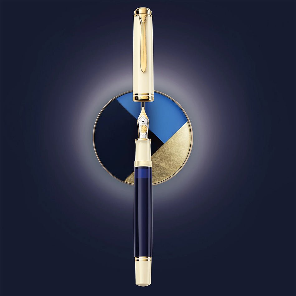 Pelikan Souveran M800 Fountain Pen - Blue Cream Special Edition - Pelikan Pens Online Shop